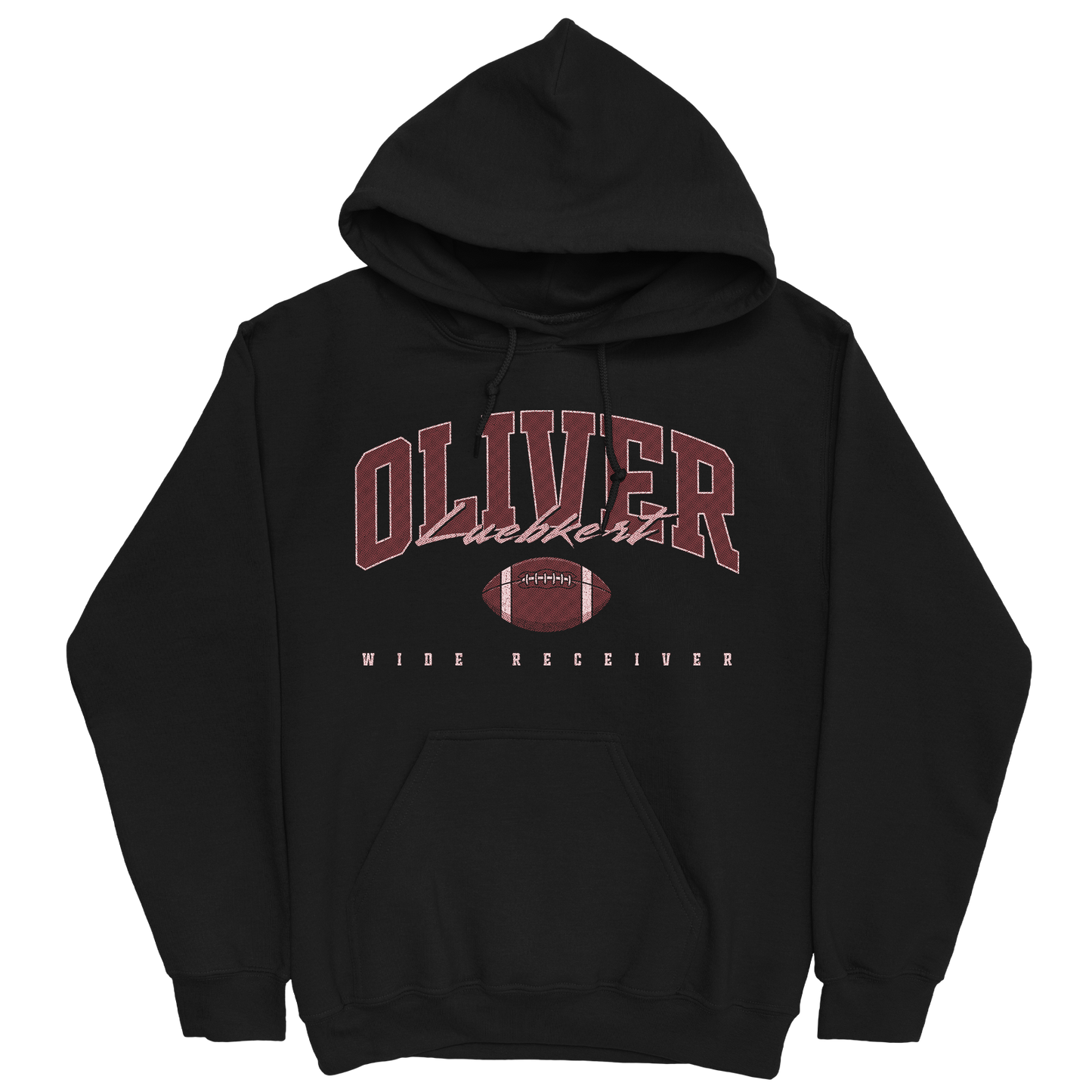 OLIVER LUEBKERT RETRO BLACK HOODIE