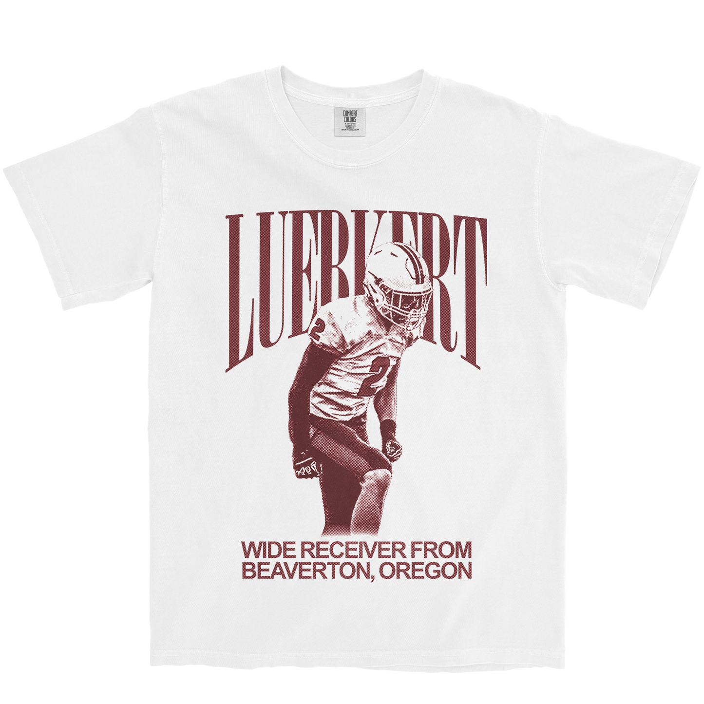 OLIVER LUEBKERT VINTAGE WHITE TEE