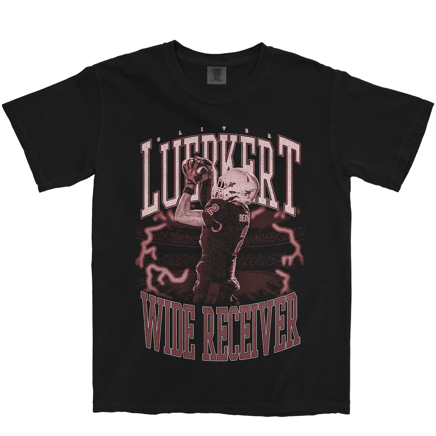 OLIVER LUEBKERT VINTAGE BLACK TEE