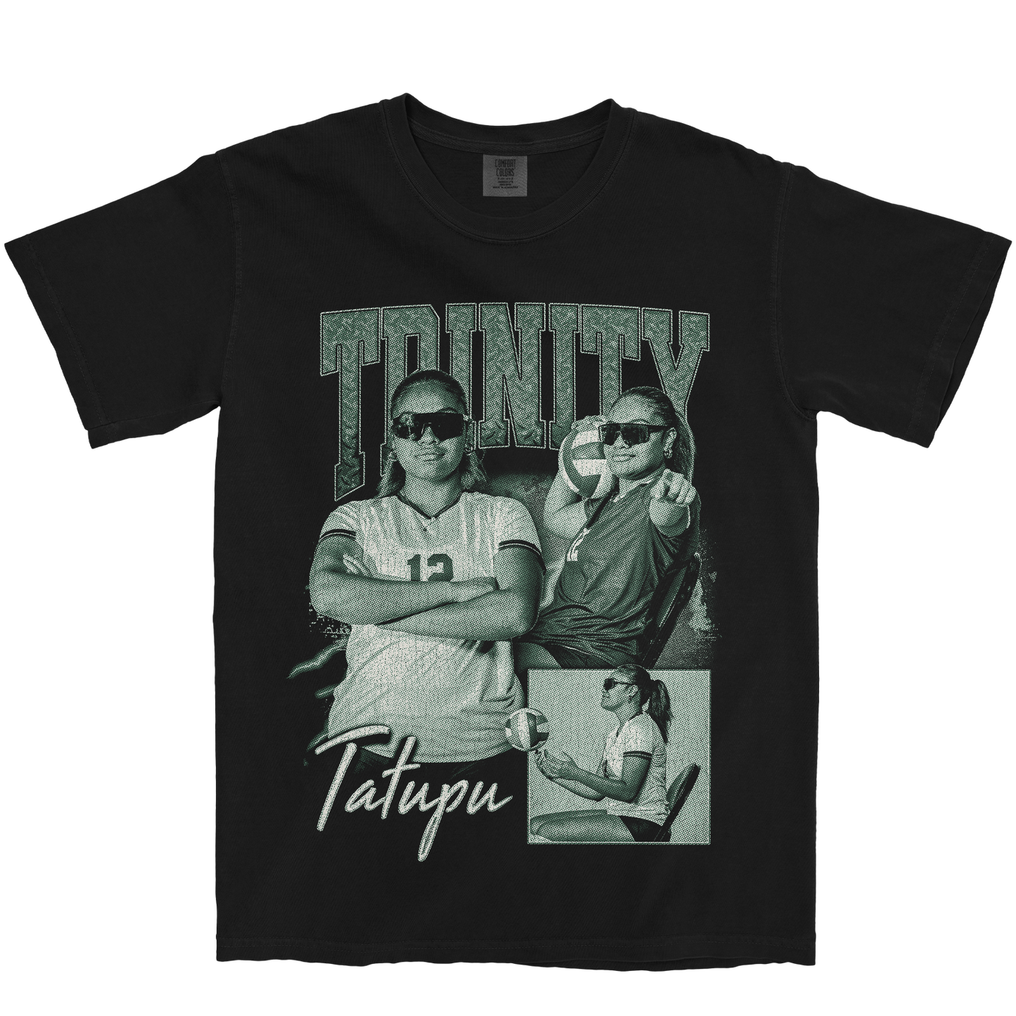 TRINITY TATUPU GRAPHIC BLACK TEE