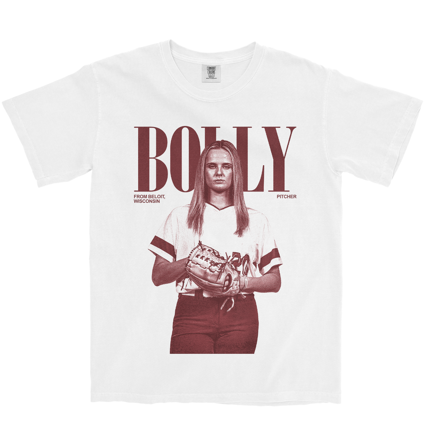 HANNAH BOLLY VINTAGE WHITE TEE