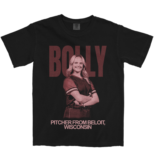 HANNAH BOLLY VINTAGE BLACK TEE