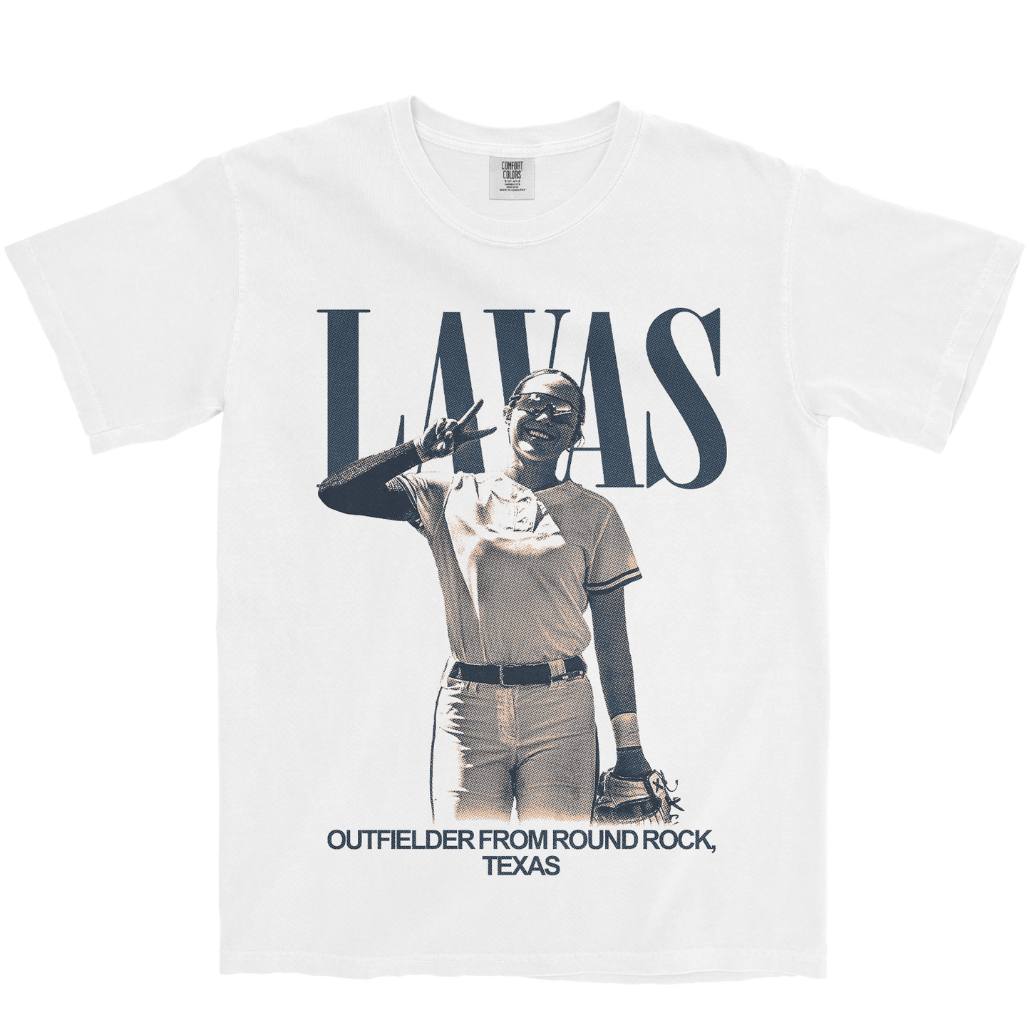 BRANTLEY LAVAS VINTAGE WHITE TEE