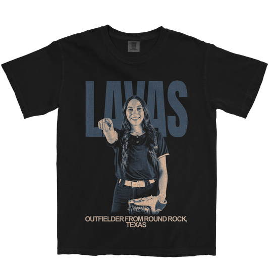 BRANTLEY LAVAS VINTAGE BLACK TEE