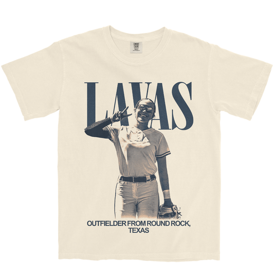BRANTLEY LAVAS VINTAGE IVORY TEE