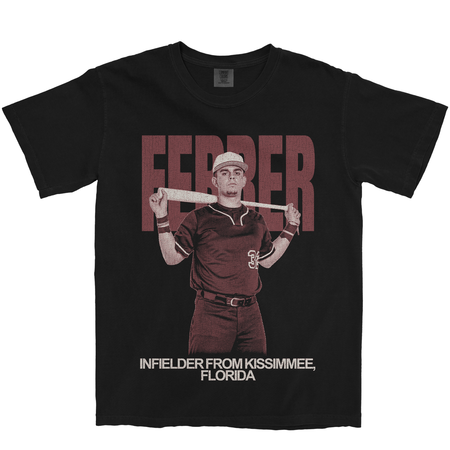 FERNANDO FERRER JR. VINTAGE BLACK TEE