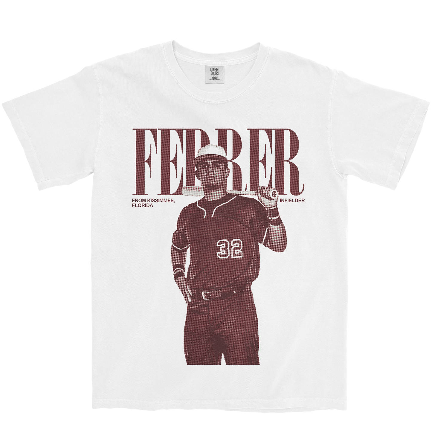 FERNANDO FERRER JR. VINTAGE WHITE TEE