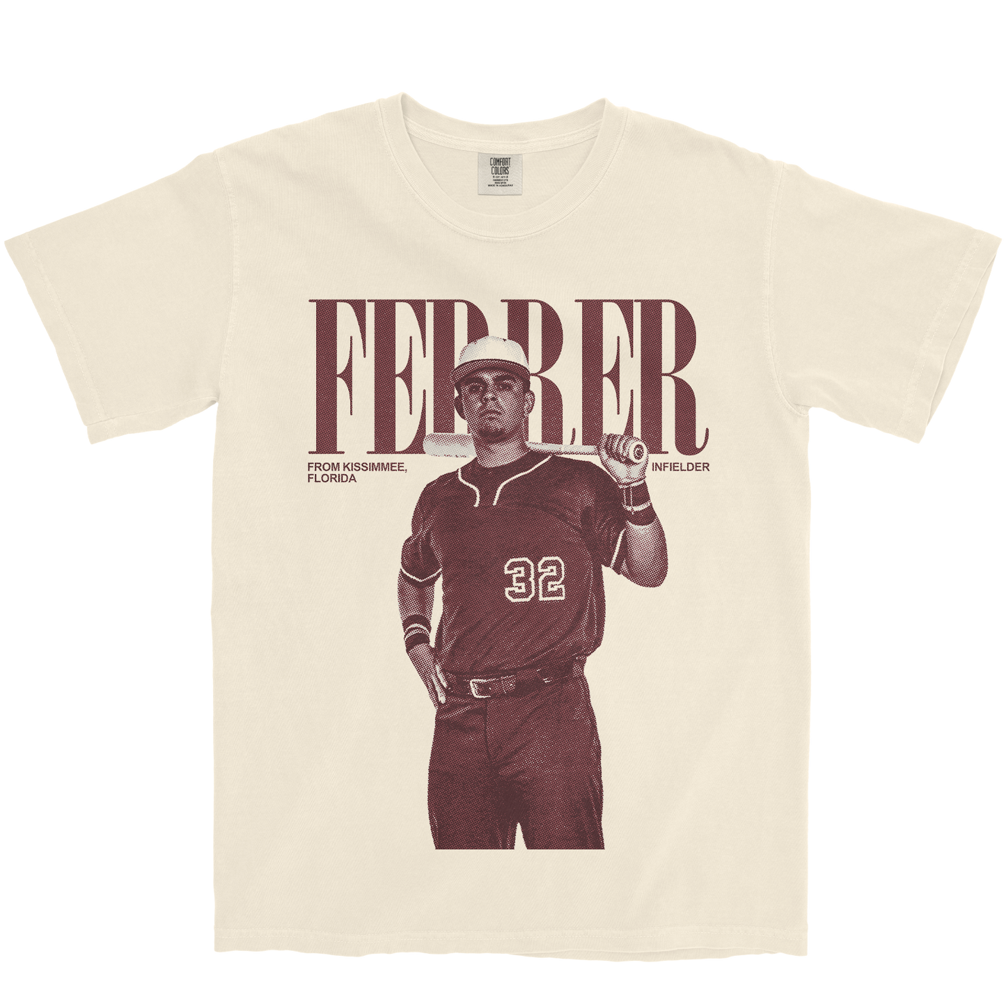 FERNANDO FERRER JR. VINTAGE IVORY TEE