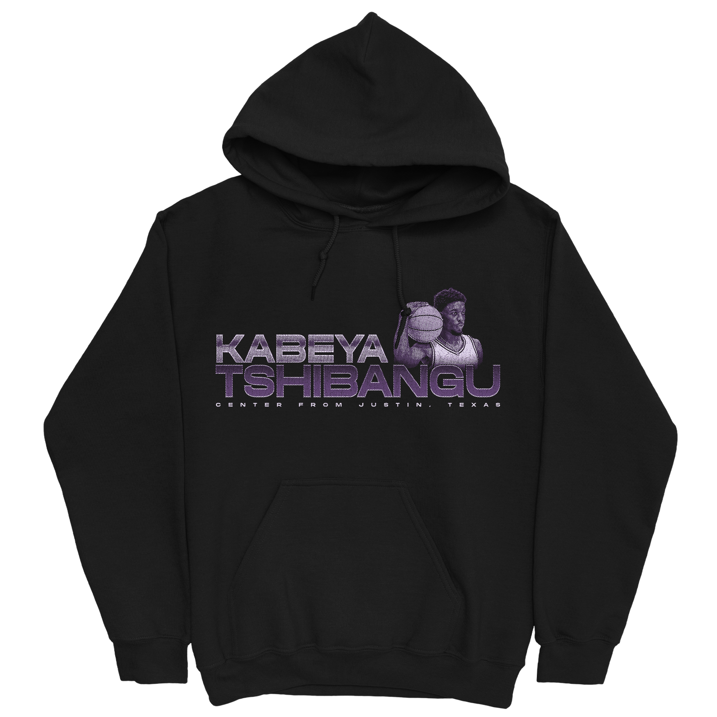 KABEYA TSHIBANGU RETRO BLACK HOODIE
