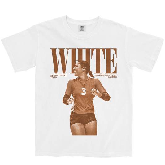 SHAELIN WHITE VINTAGE WHITE TEE