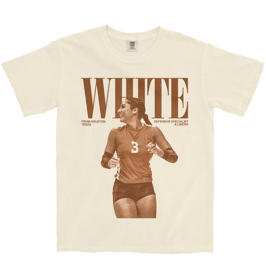 SHAELIN WHITE VINTAGE IVORY TEE