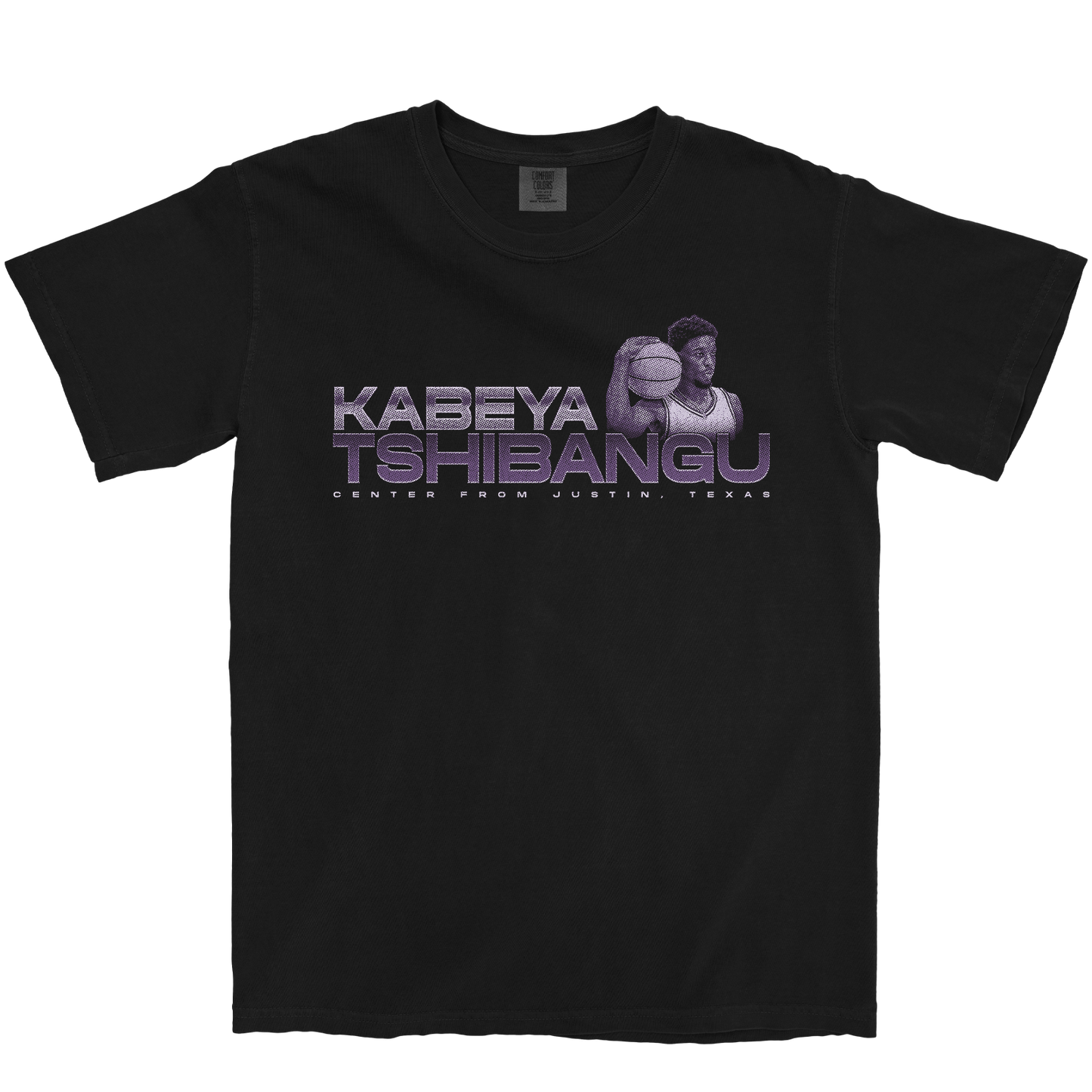 KABEYA TSHIBANGU RETRO BLACK TEE
