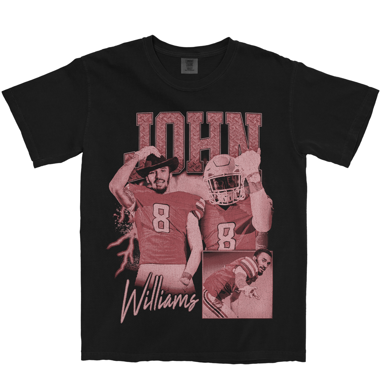 JOHN WILLIAMS GRAPHIC BLACK TEE