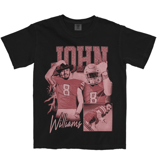 JOHN WILLIAMS GRAPHIC BLACK TEE