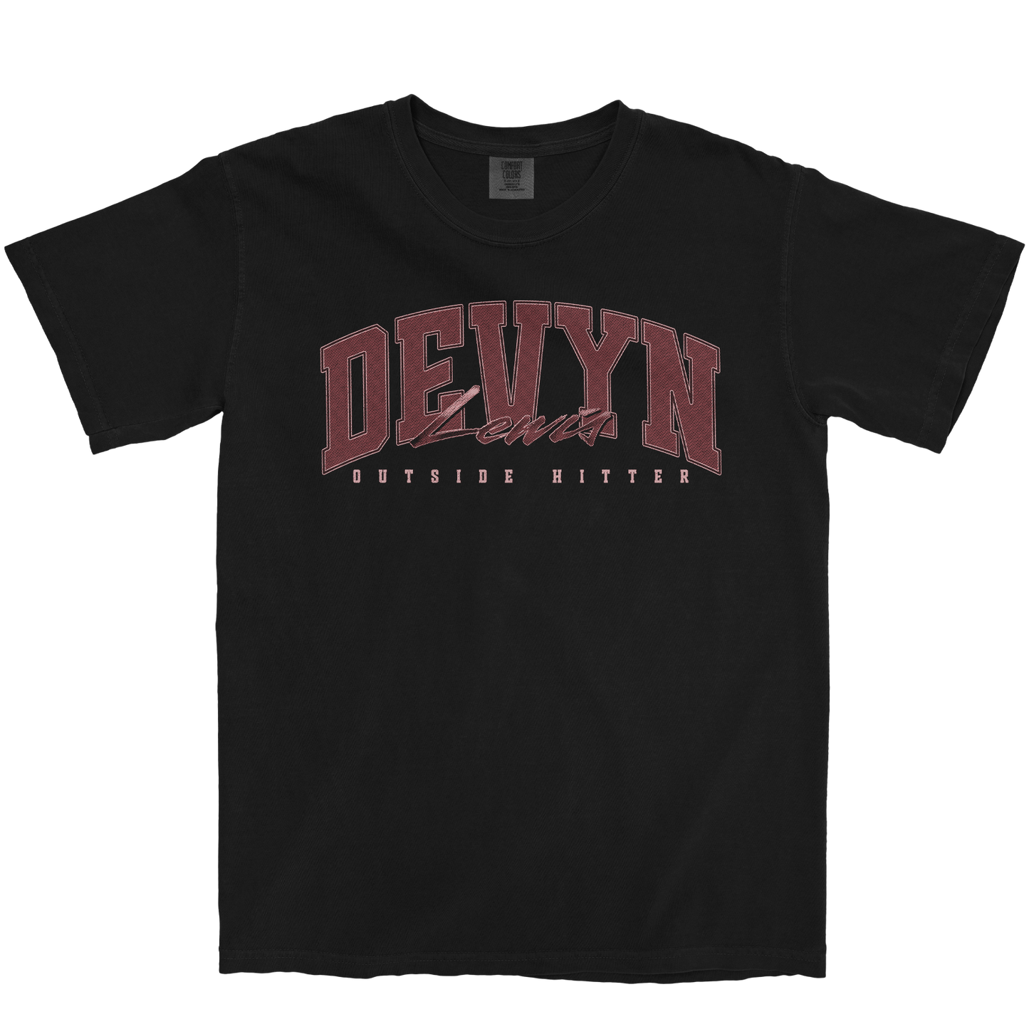 DEVYN LEWIS RETRO BLACK TEE