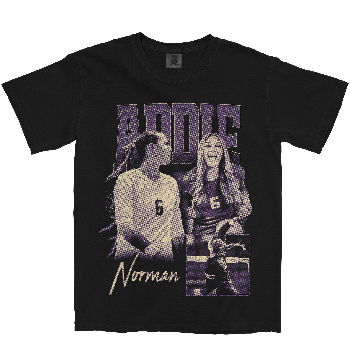ADDIE NORMAN GRAPHIC BLACK TEE