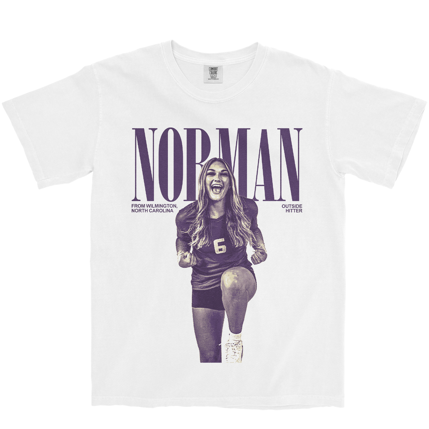 ADDIE NORMAN VINTAGE WHITE TEE