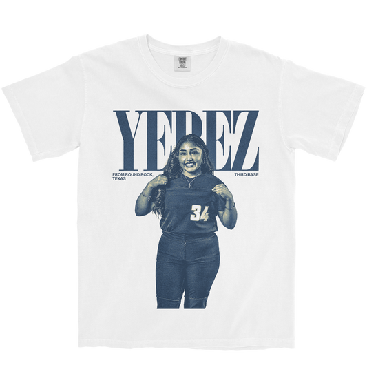 KIMBERLY YEPEZ VINTAGE WHITE TEE