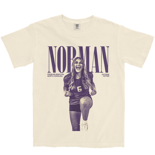 ADDIE NORMAN VINTAGE IVORY TEE
