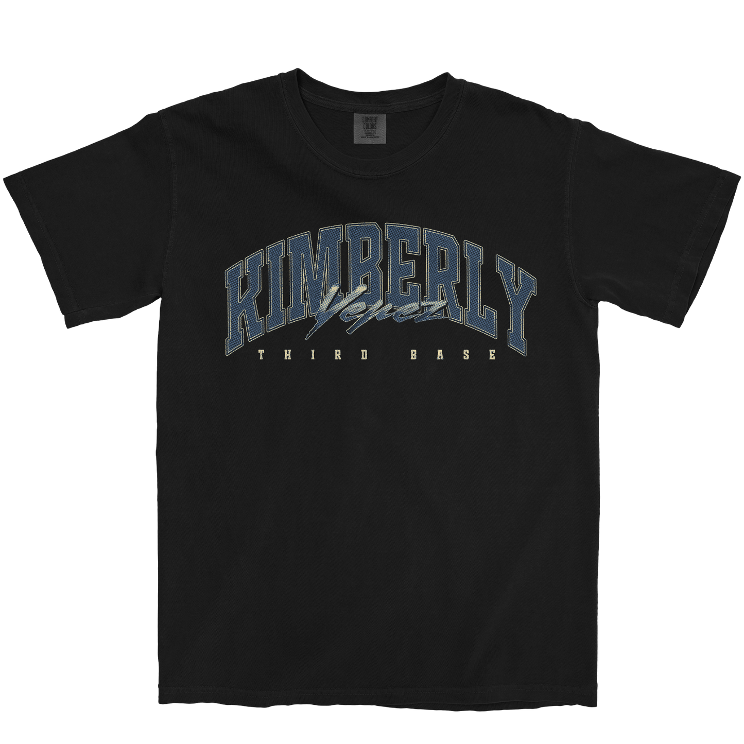 KIMBERLY YEPEZ RETRO BLACK TEE