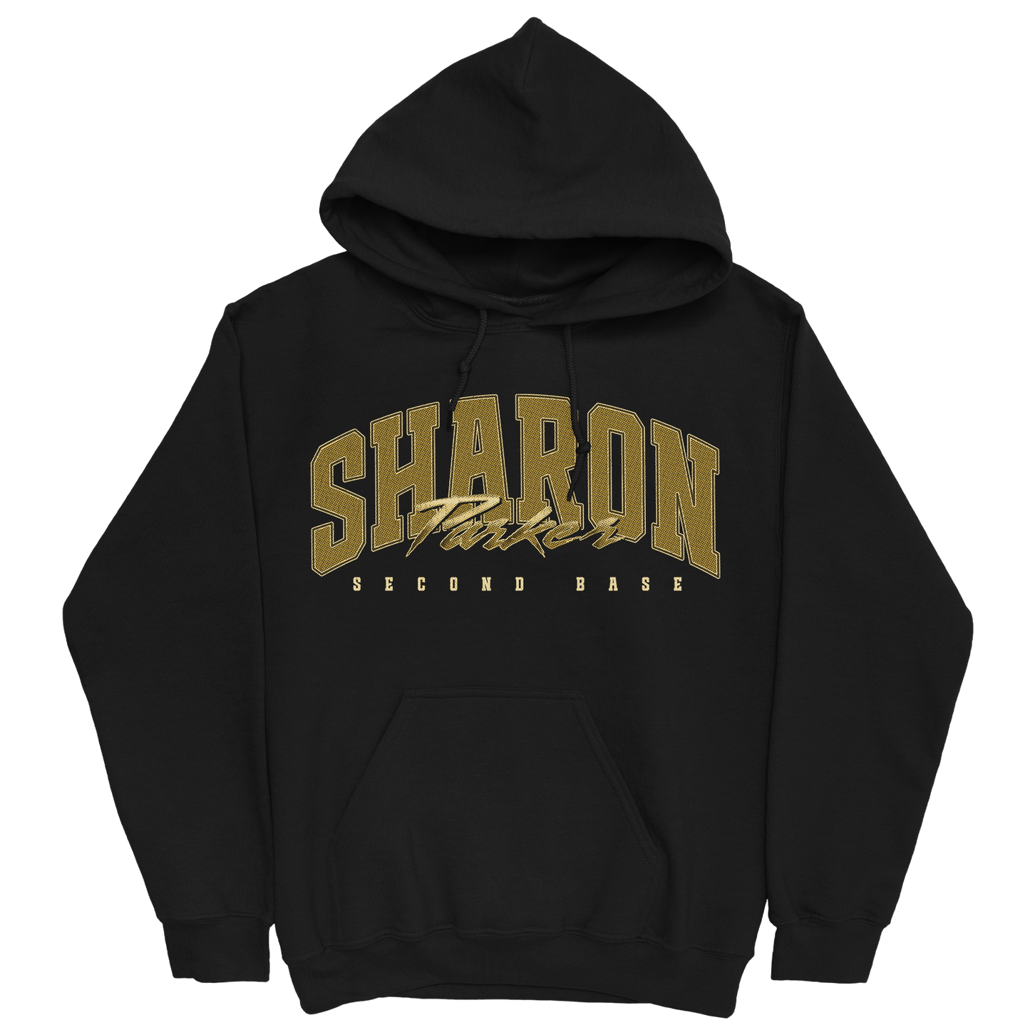 SHARON PARKER RETRO BLACK HOODIE