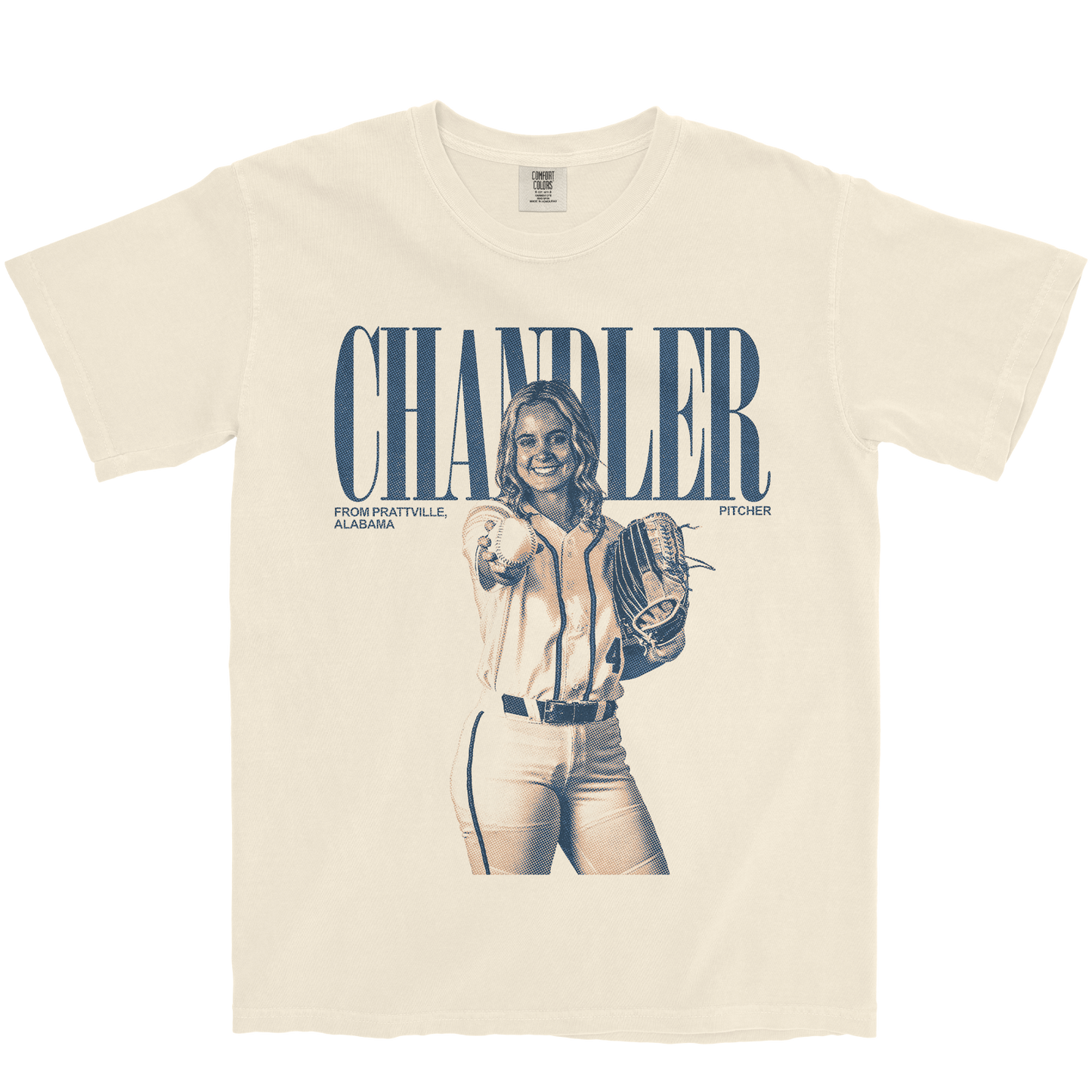 KAYTIE CHANDLER VINTAGE IVORY TEE