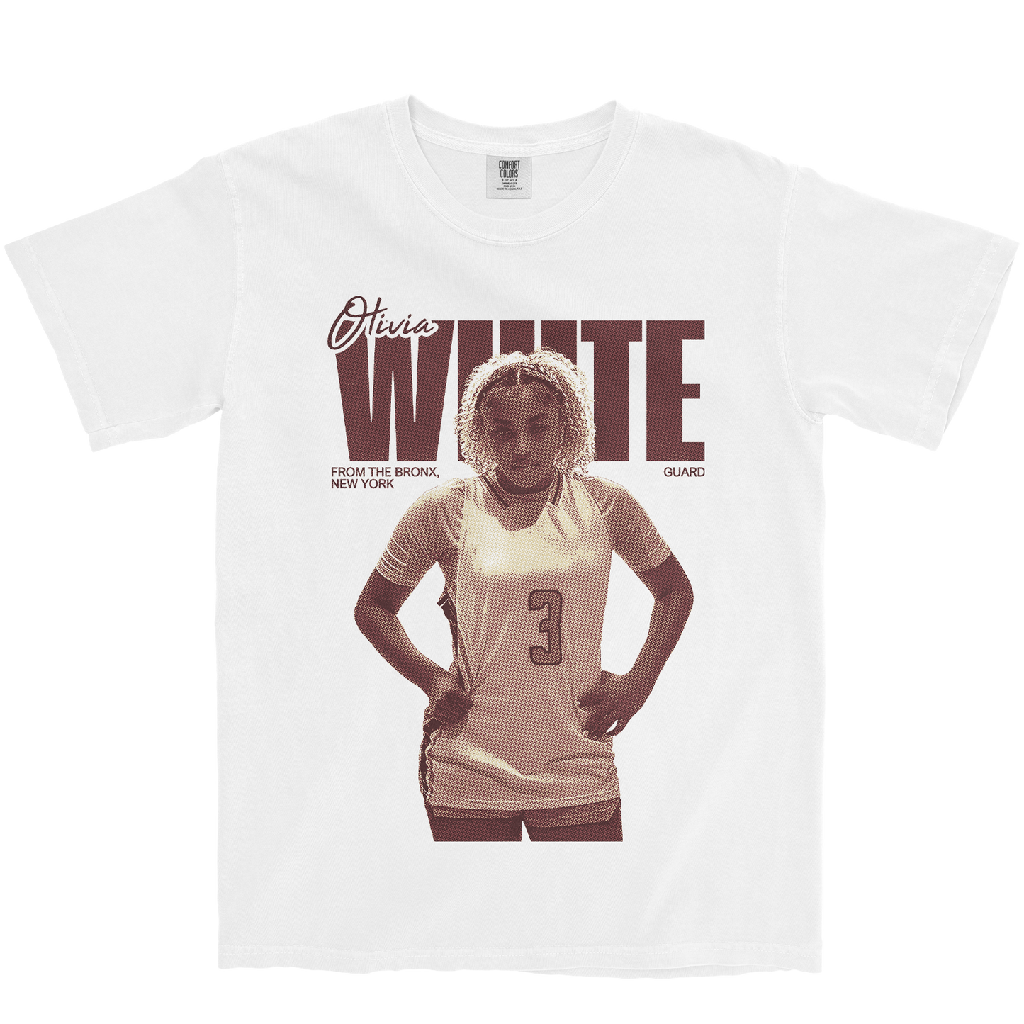 OLIVIA WHITE VINTAGE WHITE TEE