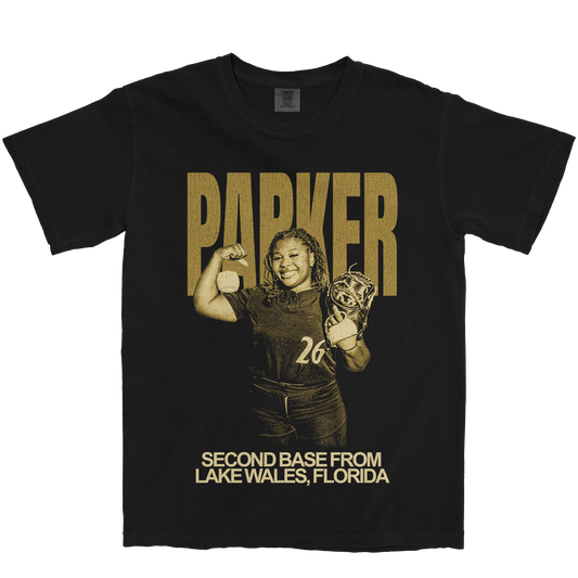 SHARON PARKER VINTAGE BLACK TEE