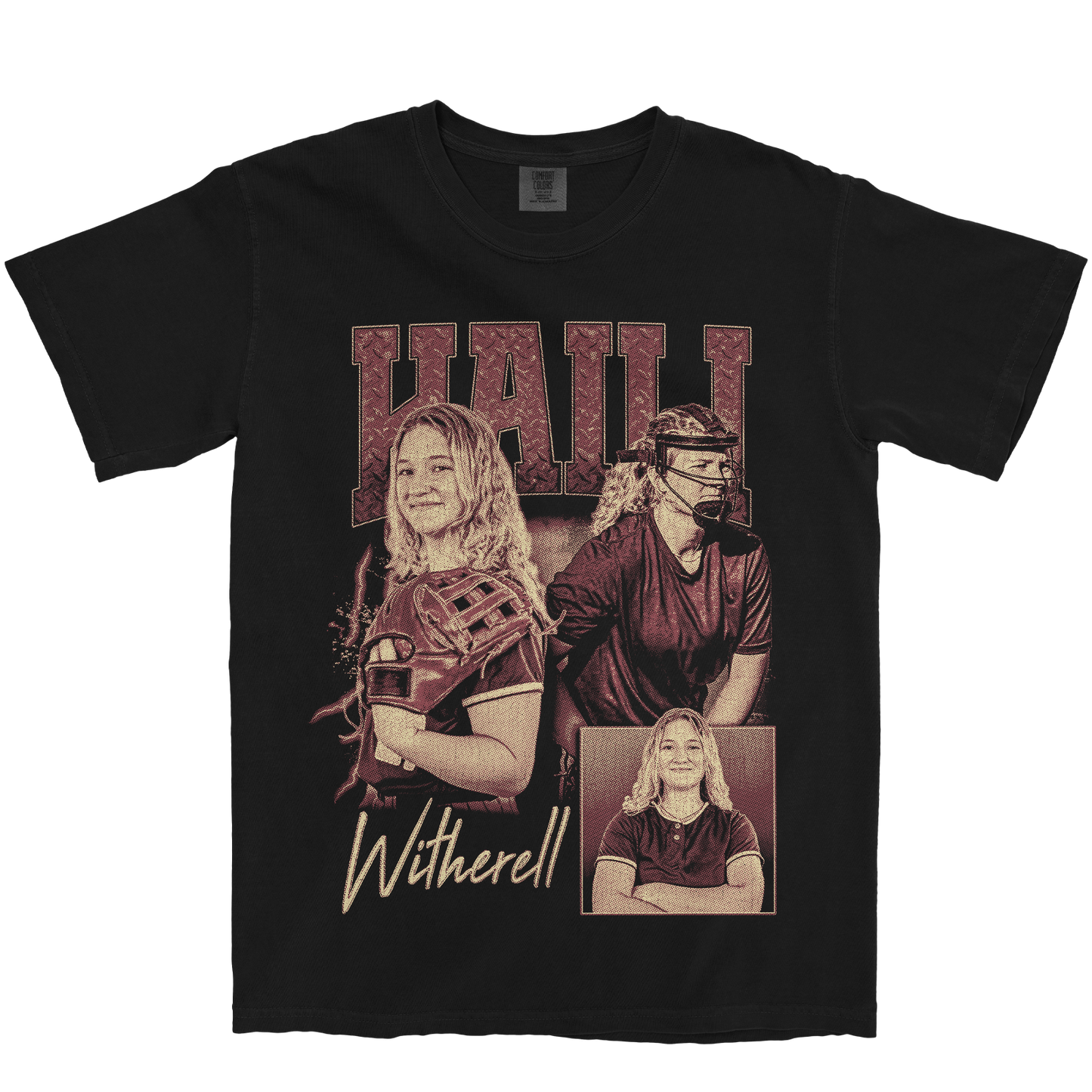 KAILI WITHERELL GRAPHIC BLACK TEE