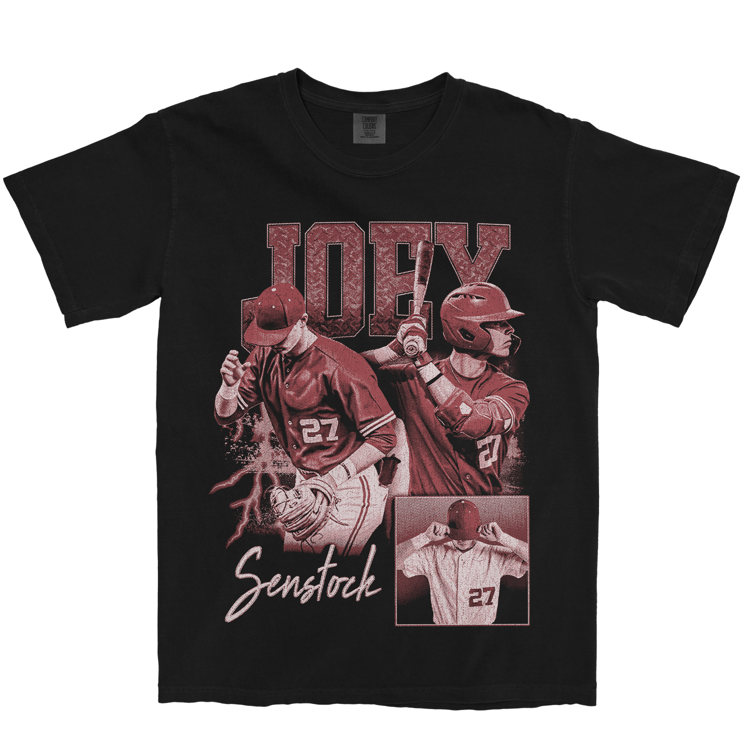 JOEY SENSTOCK GRAPHIC BLACK TEE