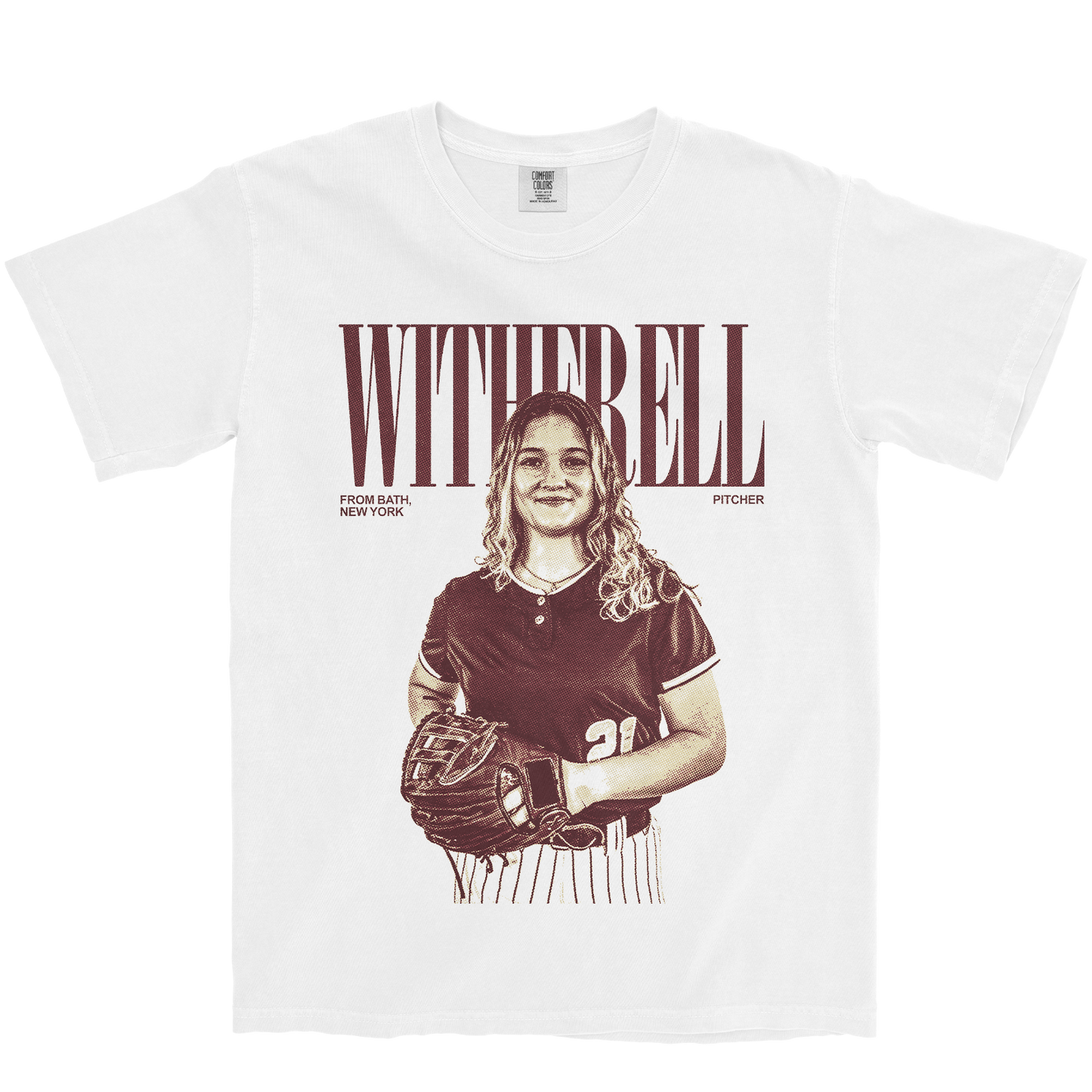 KAILI WITHERELL VINTAGE WHITE TEE
