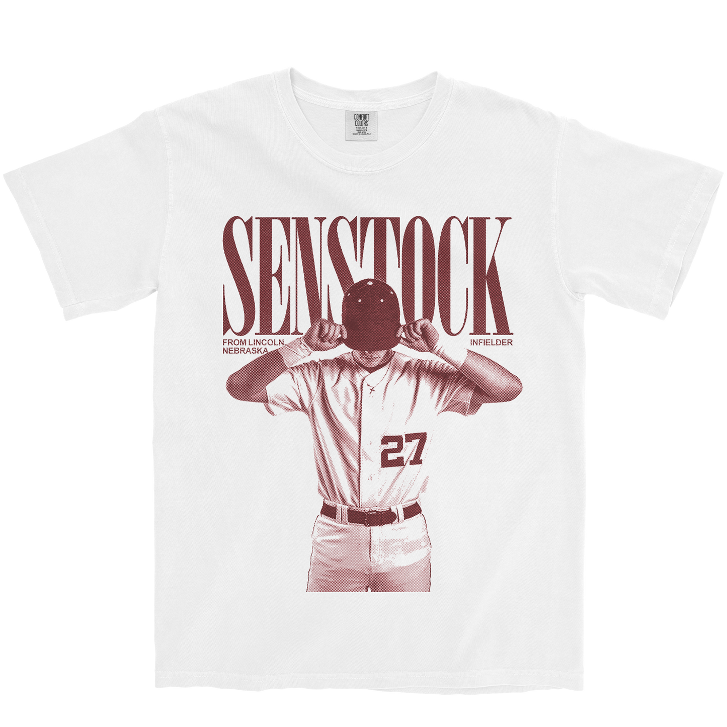 JOEY SENSTOCK VINTAGE WHITE TEE
