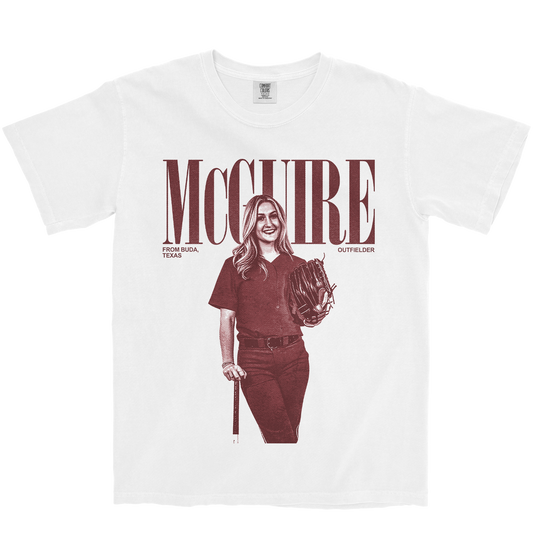 KINLEE MCGUIRE VINTAGE WHITE TEE