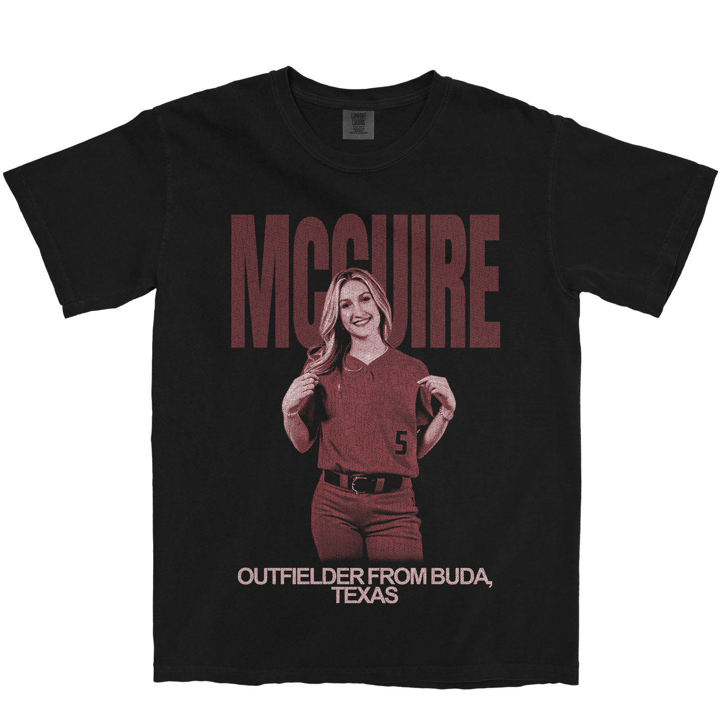 KINLEE MCGUIRE VINTAGE BLACK TEE