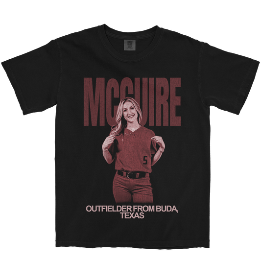 KINLEE MCGUIRE VINTAGE BLACK TEE