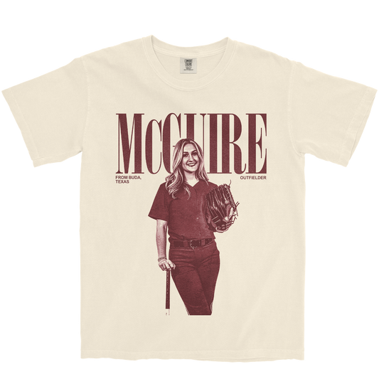 KINLEE MCGUIRE VINTAGE IVORY TEE