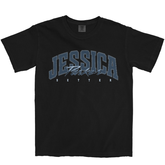 JESSICA PARKER RETRO BLACK TEE