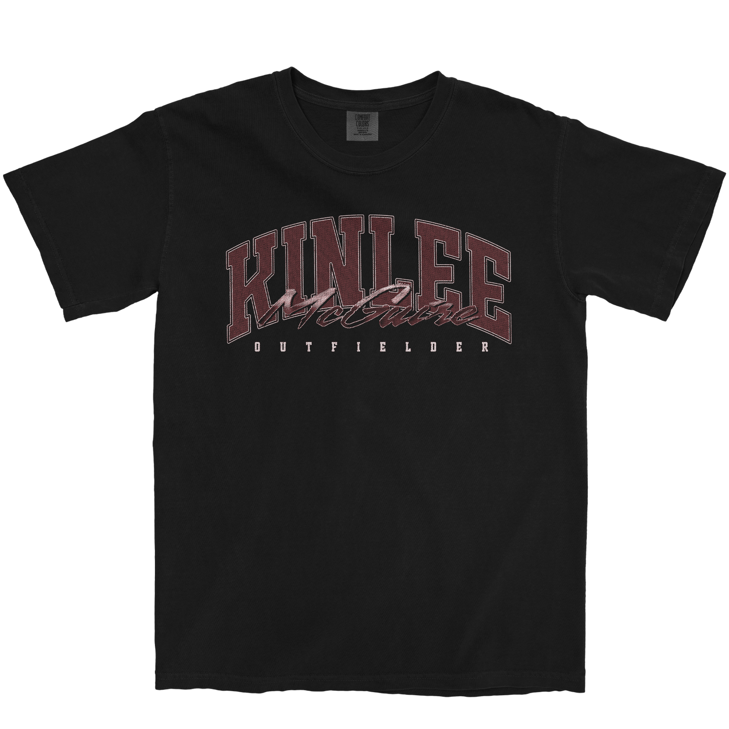 KINLEE MCGUIRE RETRO BLACK TEE