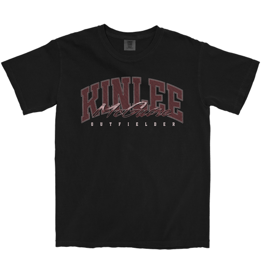 KINLEE MCGUIRE RETRO BLACK TEE