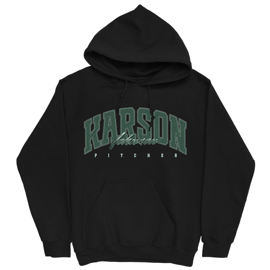 KARSON JOHNSON RETRO BLACK HOODIE