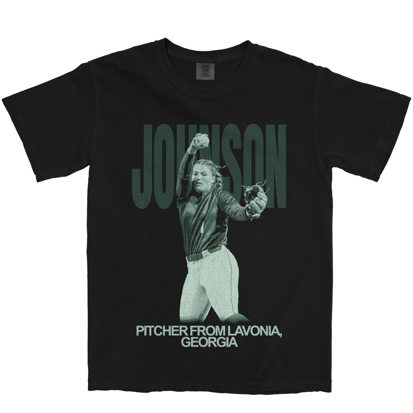 KARSON JOHNSON VINTAGE BLACK TEE