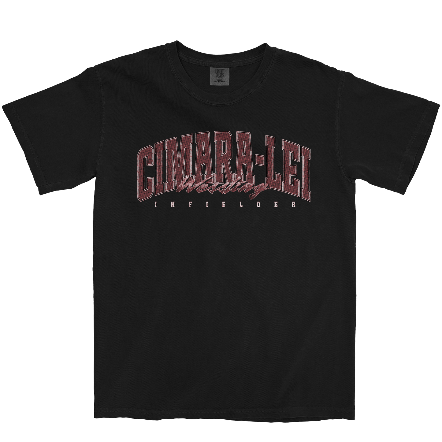 CIMARA-LEI WESSLING RETRO BLACK TEE