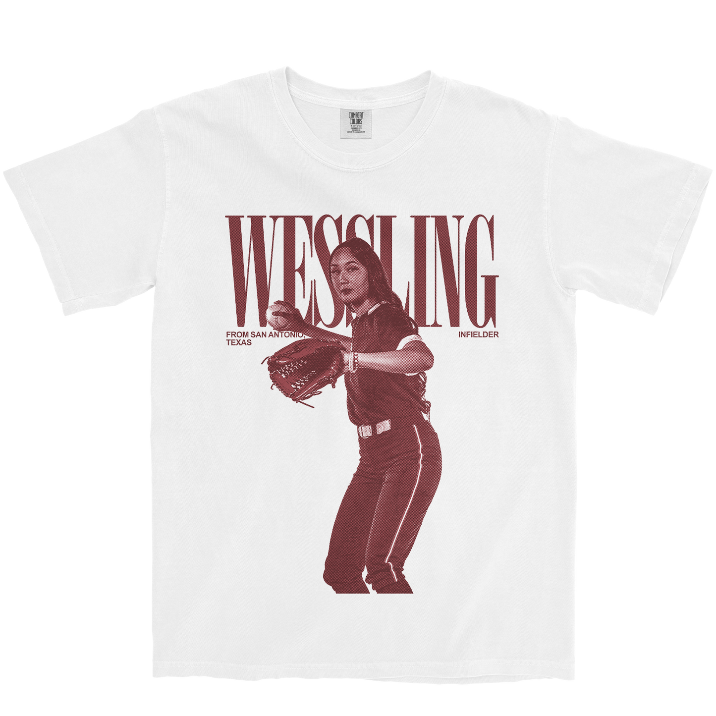 CIMARA-LEI WESSLING VINTAGE WHITE TEE