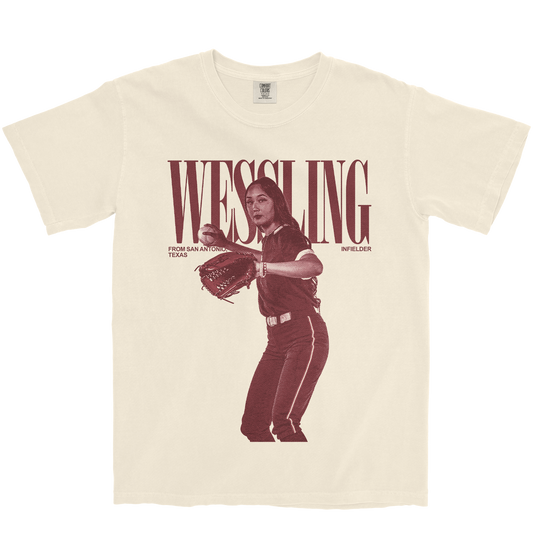 CIMARA-LEI WESSLING VINTAGE IVORY TEE