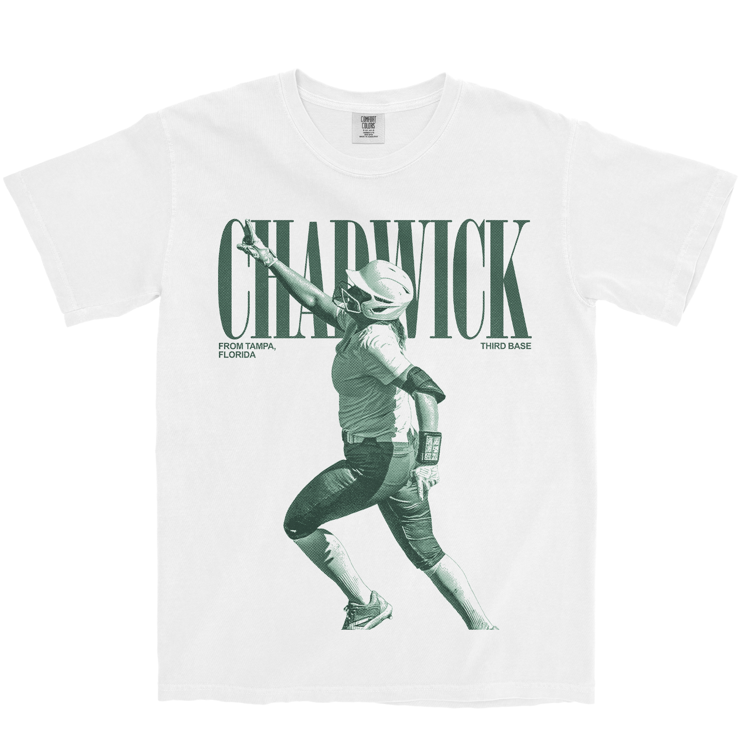 LINDSEY CHADWICK VINTAGE WHITE TEE
