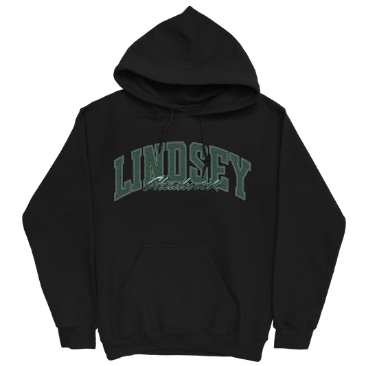 LINDSEY CHADWICK RETRO BLACK HOODIE