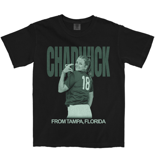 LINDSEY CHADWICK VINTAGE BLACK TEE