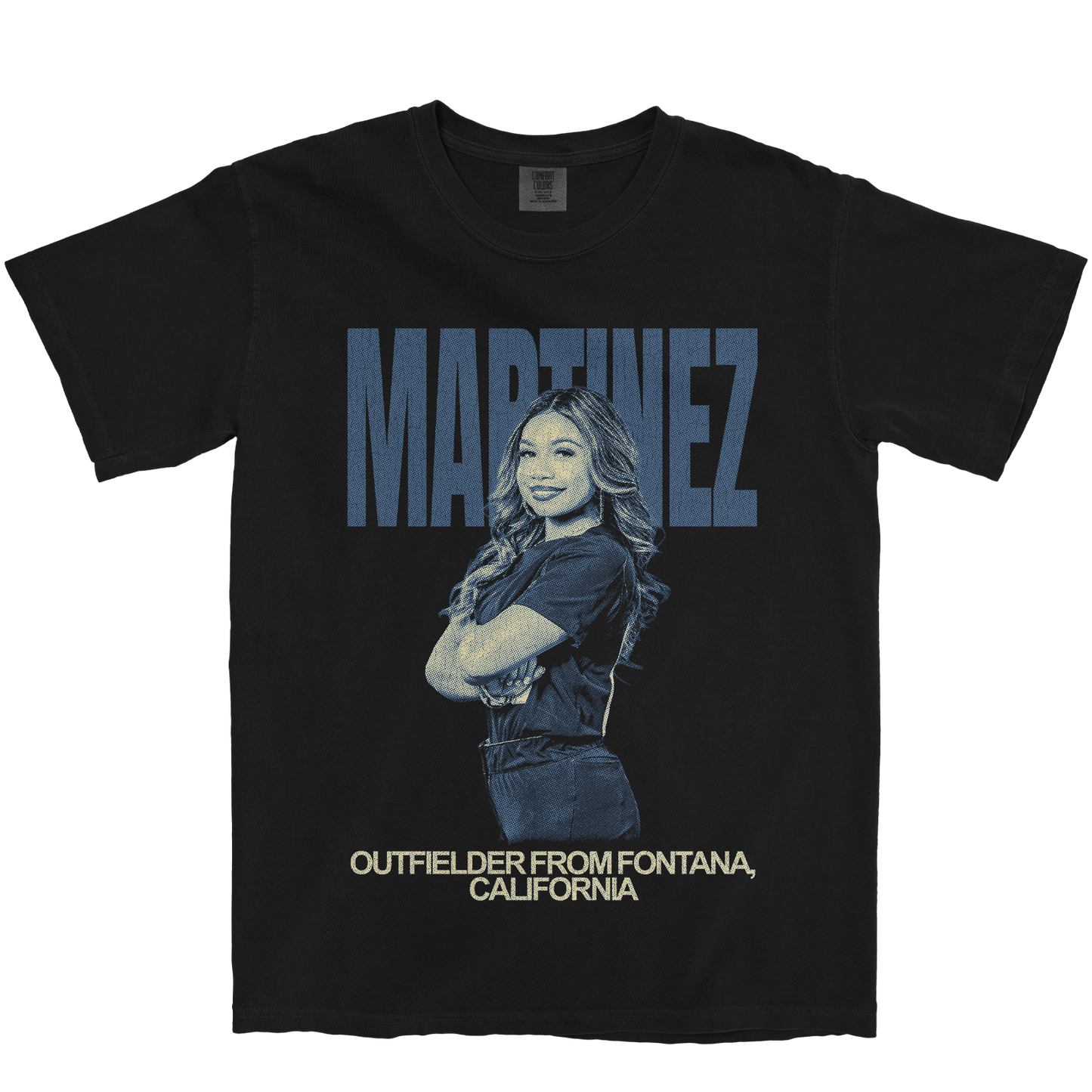 AVA MARTINEZ VINTAGE BLACK TEE