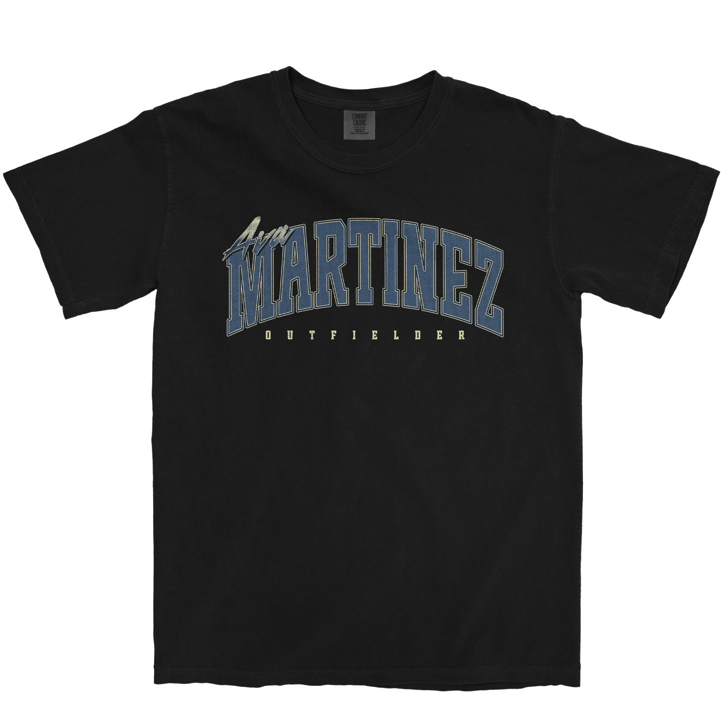 AVA MARTINEZ RETRO BLACK TEE