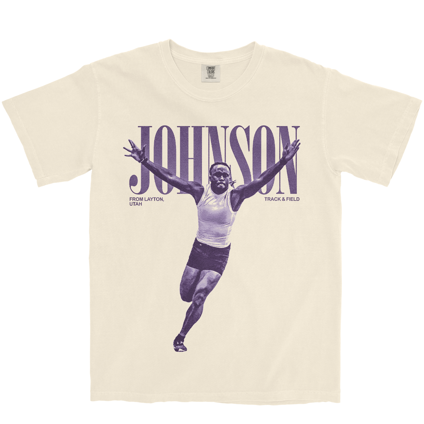 MALIK JOHNSON VINTAGE IVORY TEE